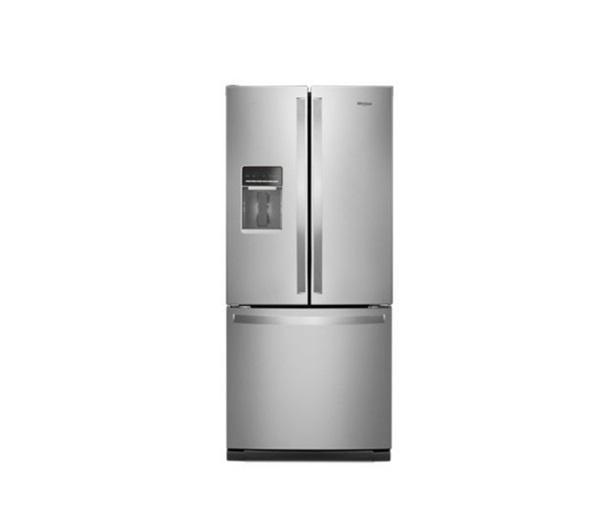 Shelf Pull Appliances - Whirlpool WRF560SEHZ 30" Wide French Door Refrigerator