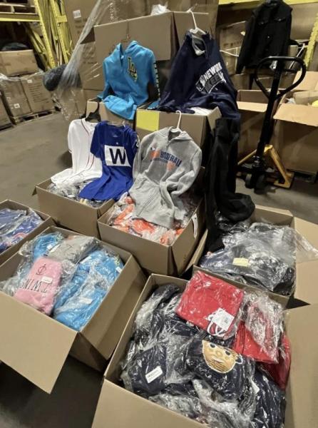 Bulk Lot of 500 MLB Assorted Licensed Youth And Adult