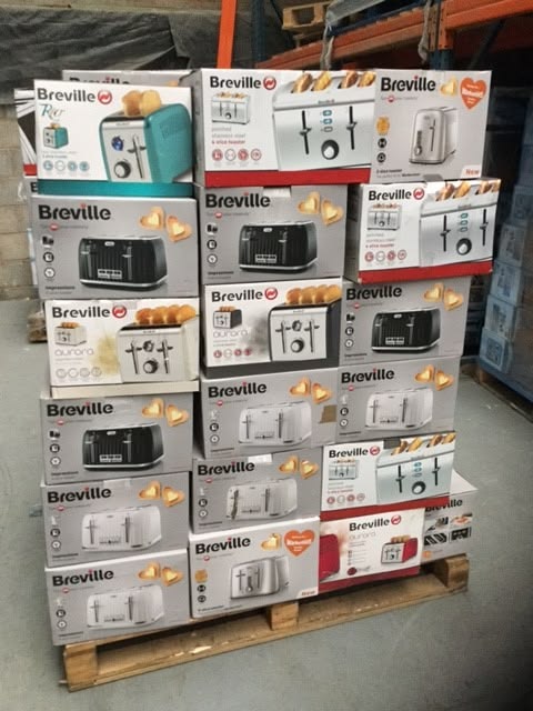 Assorted Toasters And Kitchen Appliances Pallet Lot