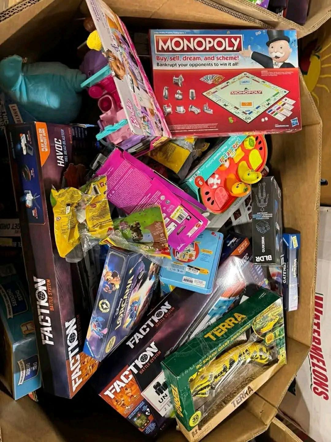 Assorted Toys And Games Pallet Lot