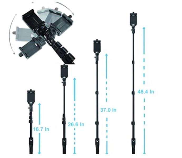 Fugetek 49 Inches Professional High End Monopod Selfie Sticks - Image 3