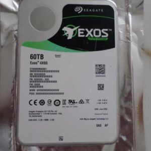 Artificial Intelligence 60TB Hard Drive Seagate Exos 4X60 RARE