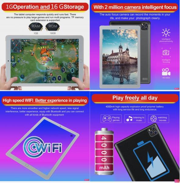 New 301pc -Unlocked 10 inch Phone Call 3G Tablet & More - Image 4